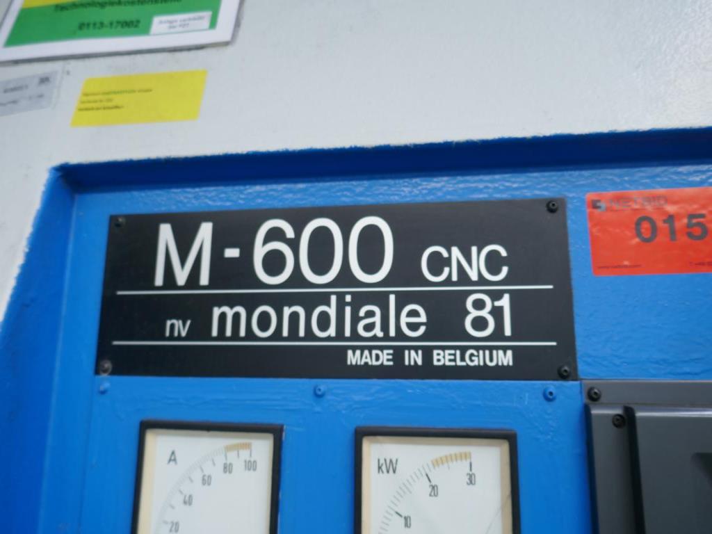 N.V. Mondiale 81 CNC M600 CNC lathe