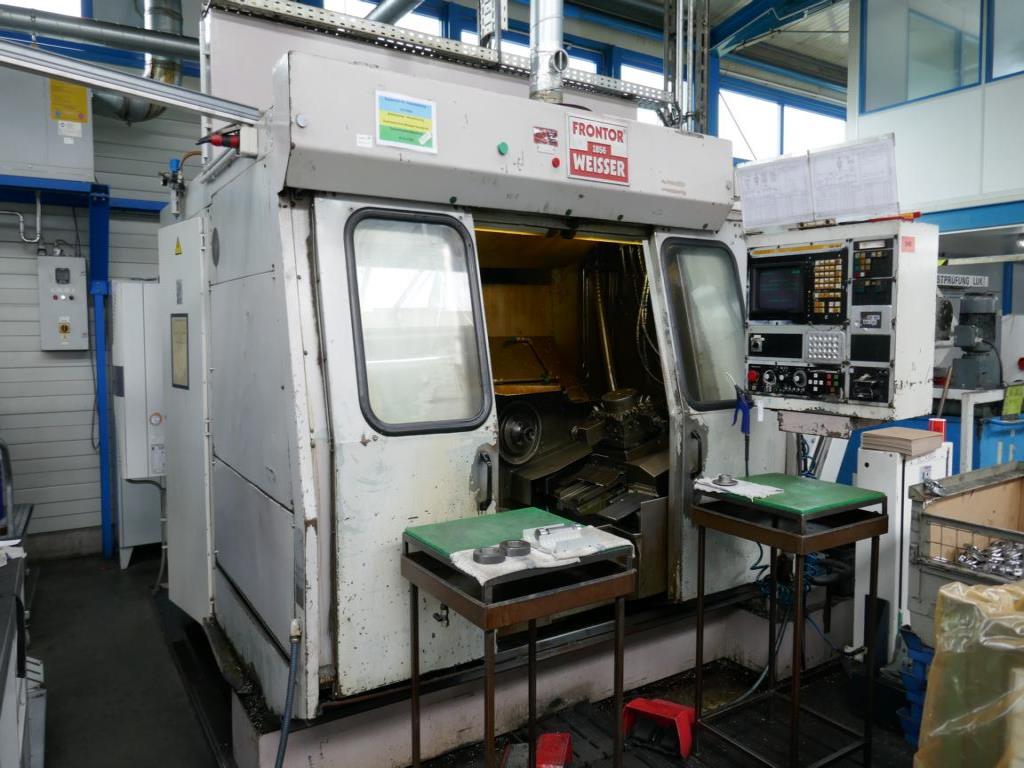 J.G. Weisser Söhne Frontor 21-2 CNC Horizontal double spindle CNC turning center