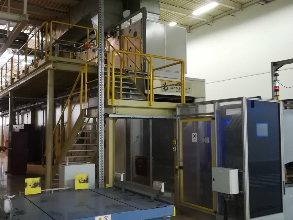 Continuous furnace, industrial rolling shutters, laser cabins
