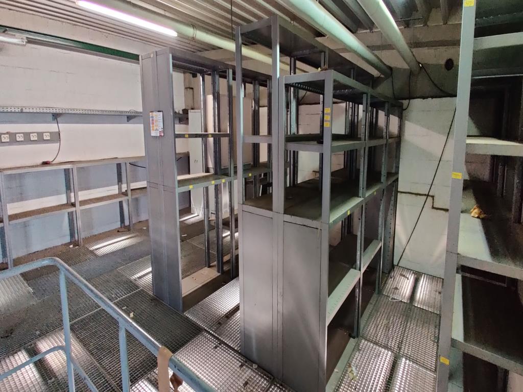 Staircase / platform / various storage shelves