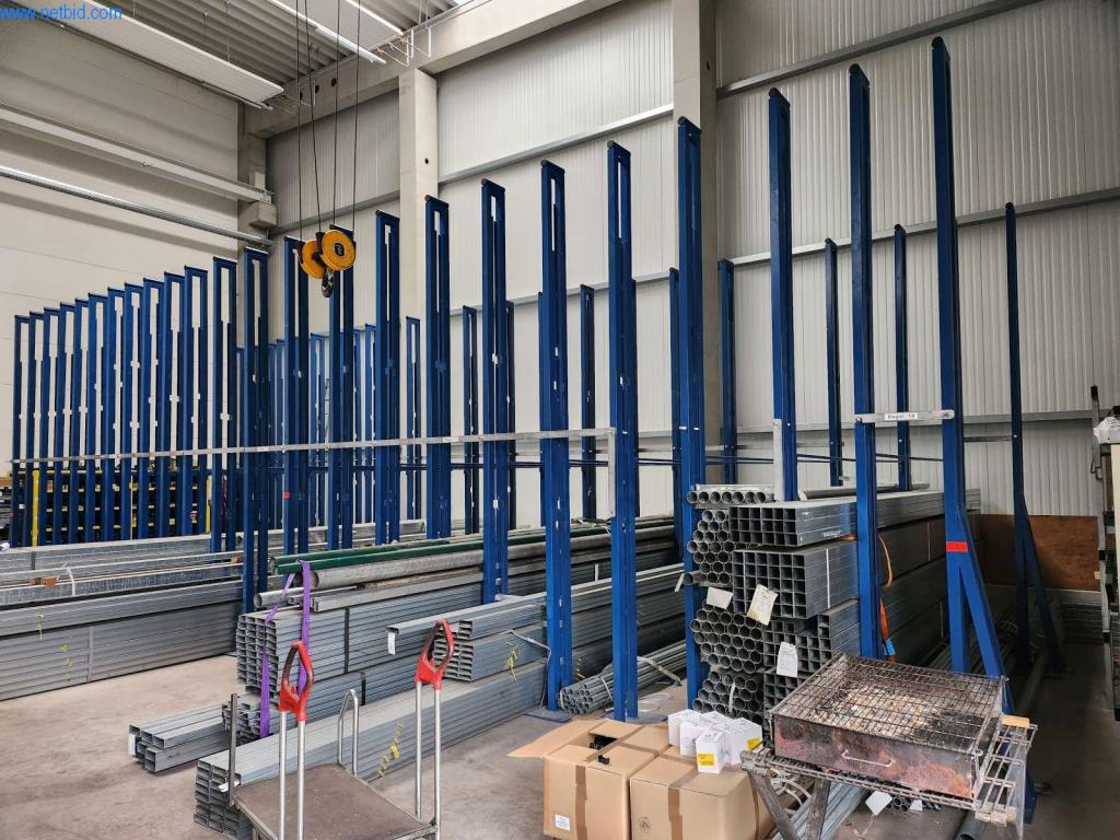 Used Long goods storage rack for Sale (Online Auction) | NetBid Industrial Auctions