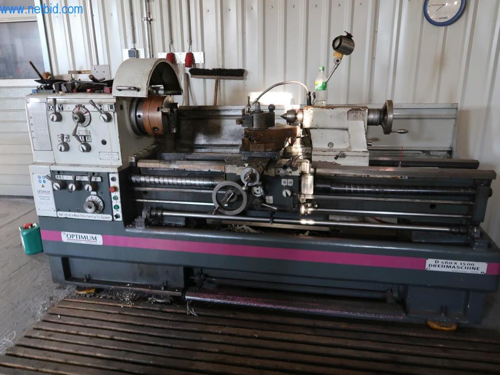 Optimum D560x1500 L+Z lathe (knockdown is subject to reservation)