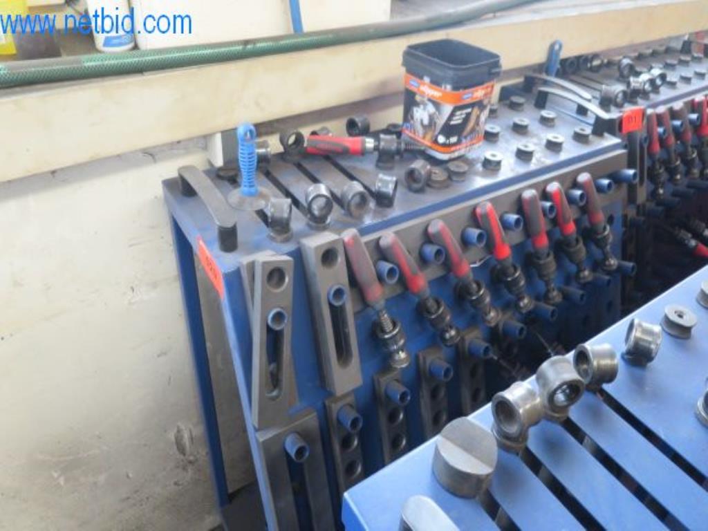Clamping device for Demmeler welding table