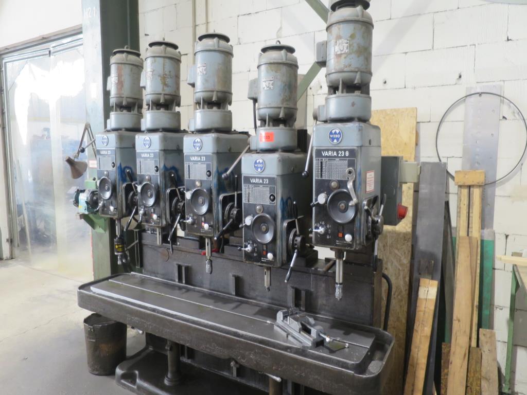 Webo Varia 23 bzw. 23 G 5-fold row drilling machine