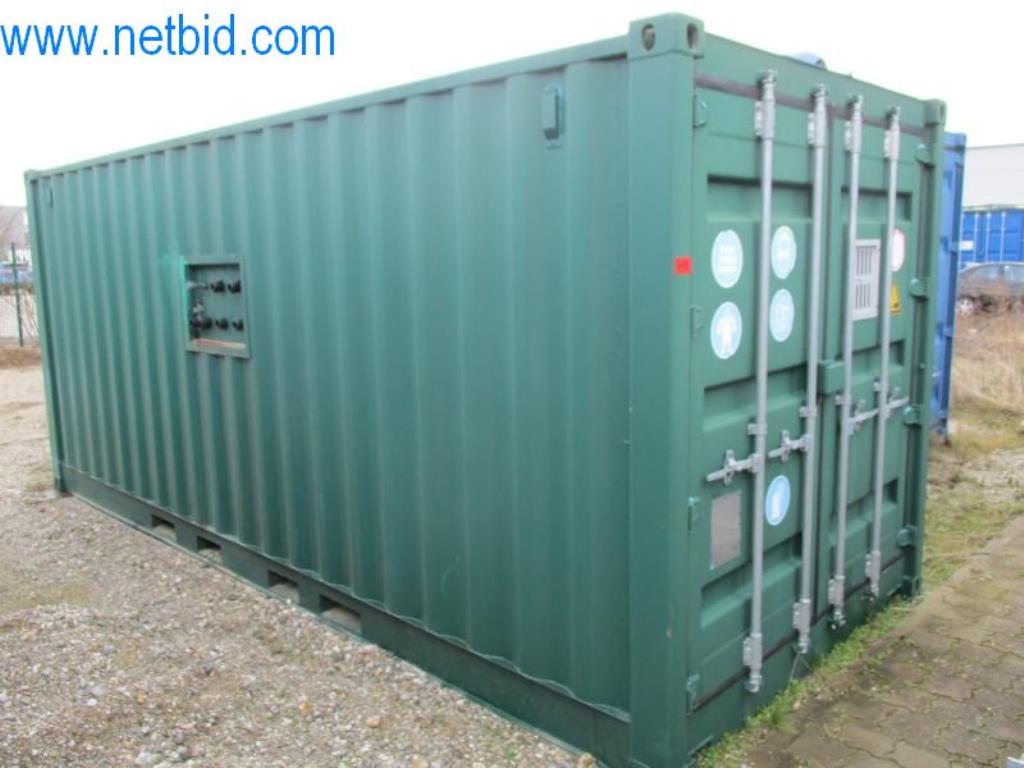 20´ kontejner pro skladování kyseliny (zelený)
