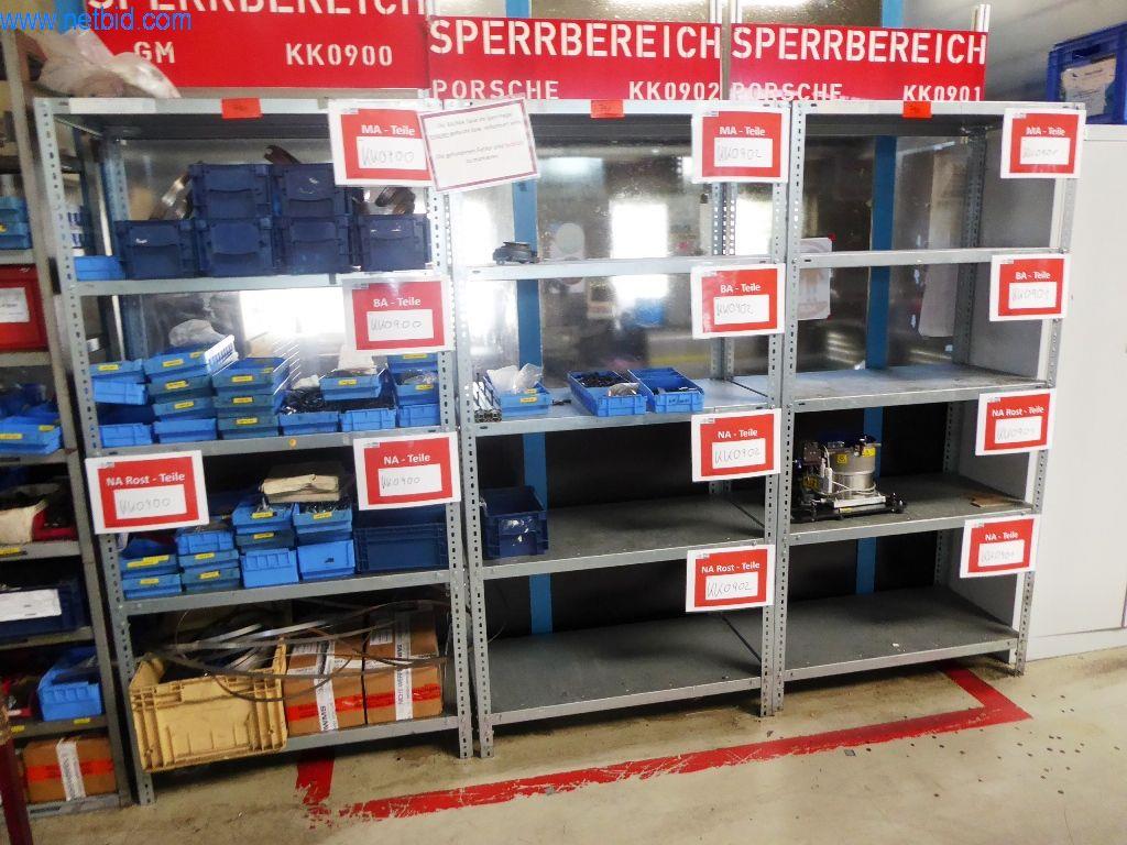 Used Eurocraft 4 Shelf racks for Sale (Online Auction) | NetBid Industrial Auctions