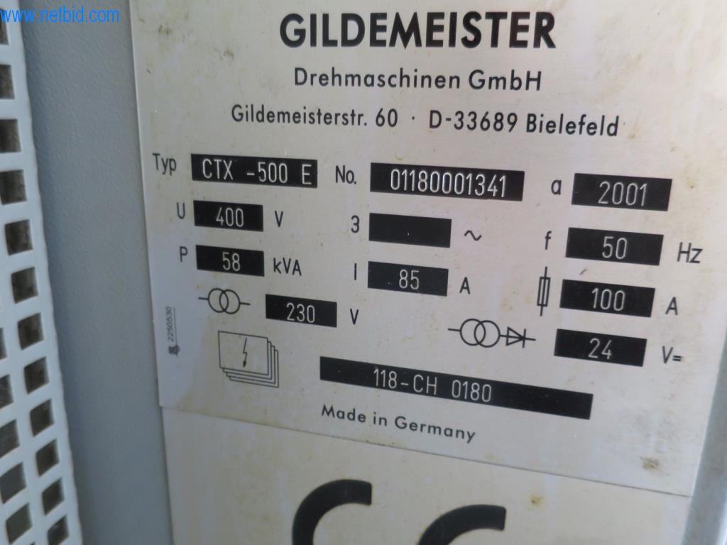 Gildemeister CTX500E CNC soustruh