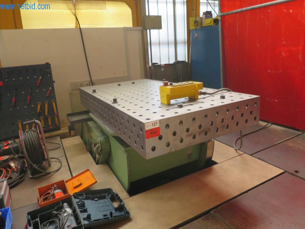Heinrichsglück electric welding/rotating/tilting table
