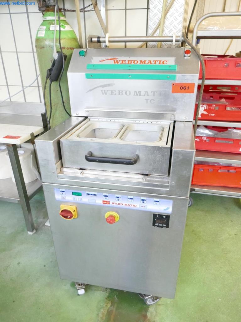 Webomatic TC 2100 semi-automatic tray sealing machine