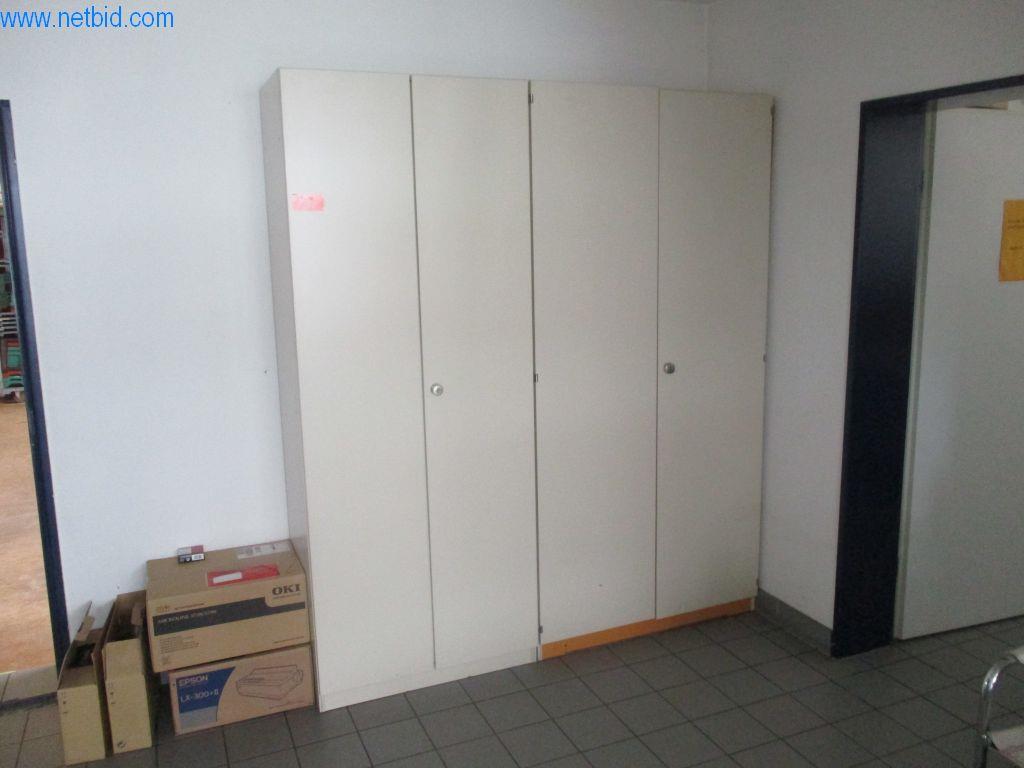 Used 2 Wooden wardrobes - surcharge subject to reservation for Sale (Auction Premium) | NetBid Industrial Auctions