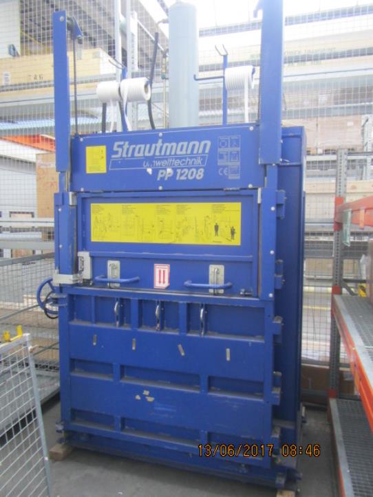 Strautmann PP 1208 3 prensas de papel Strautmann (prensas de cámara única)