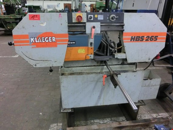Used Klaeger HBS 265 Metallbandsäge for Sale (Auction Premium) | NetBid Industrial Auctions