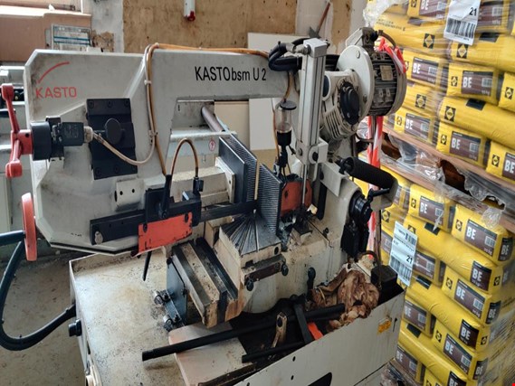 Used Kasto bsm U2 Band saw + roller conveyor for Sale (Auction Premium) | NetBid Industrial Auctions