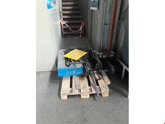 Used Pfaff Silberblau PF1 04N1-08 Electric wire rope hoist with electric trolley for Sale (Auction Premium) | NetBid Industrial Auctions