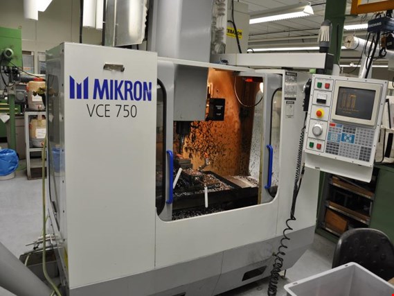 Used Mikron VCE  750  Vertical - machining centre for Sale (Trading Premium) | NetBid Industrial Auctions