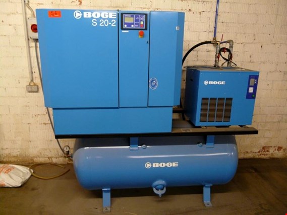 Used Boge stationär S 20-2/750 screw compressor for Sale (Auction Premium) | NetBid Industrial Auctions