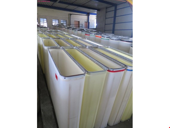 Used 1 Posten rectangular drawing frame cans for Sale (Trading Premium) | NetBid Industrial Auctions