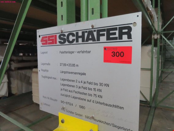 Used Schäfer sliding shelf system - released at a later date for Sale (Auction Premium) | NetBid Industrial Auctions