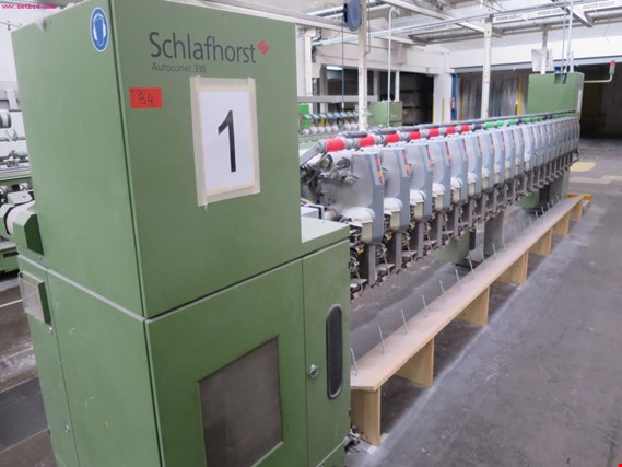Used Schlafhorst 338 V autoconer for Sale (Auction Premium) | NetBid Industrial Auctions