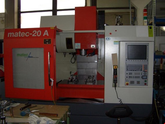 Used Matec 20 A CNC machining  centre for Sale (Trading Premium) | NetBid Industrial Auctions