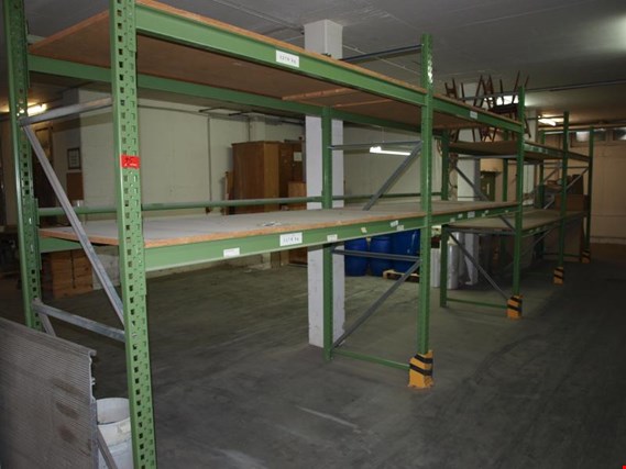 Used 2 heavy duty pallet racks for Sale (Auction Premium) | NetBid Industrial Auctions