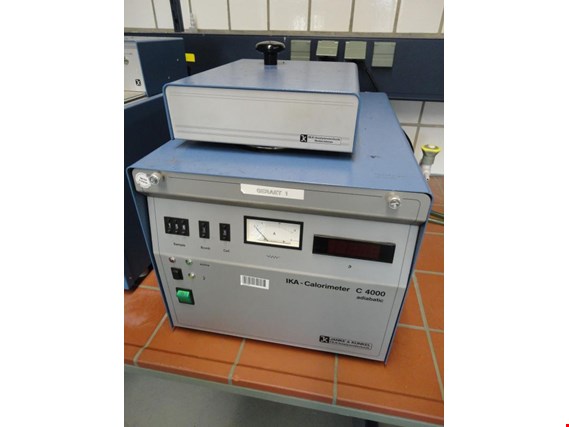 Used IKA-Analysentechnik C4000 adiabatisch burning-calorimeter for Sale (Auction Premium) | NetBid Industrial Auctions