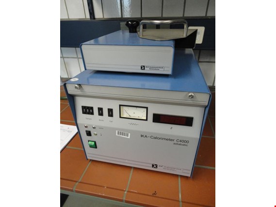 Used IKA-Analysentechnik C4000 adiabatisch burning-calorimeter for Sale (Auction Premium) | NetBid Industrial Auctions