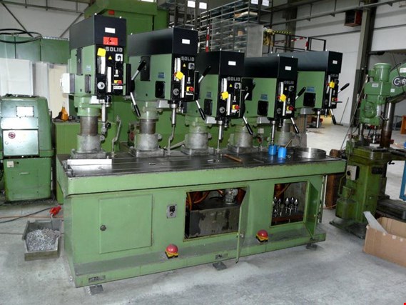 Used Solidor R 25 VS gang-type drilling machine for Sale (Trading Premium) | NetBid Industrial Auctions