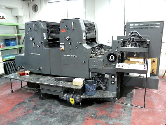 Used Heidelberg MOZP 2-colouring-sheet-fed offset press for Sale (Auction Premium) | NetBid Industrial Auctions