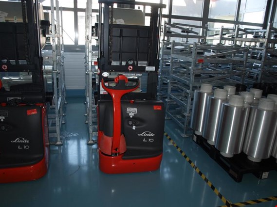 Used Linde L 10 electric high-lift truck for Sale (Auction Premium) | NetBid Industrial Auctions