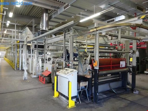 Used Monforts Montex 5000 10F Twin-Air Stenter frame (abrasive backing production line) for Sale (Auction Premium) | NetBid Industrial Auctions