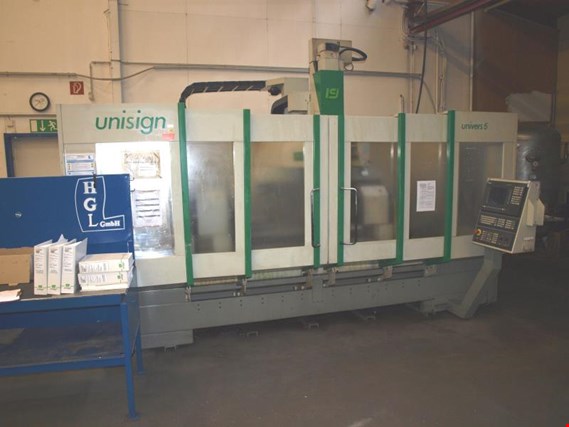 Used Unisign Univers 5 CNC machining center for Sale (Trading Premium) | NetBid Industrial Auctions
