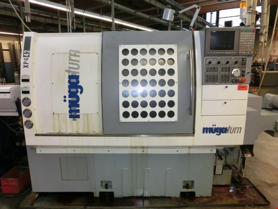 Used müga XP4-42 SM CNC-Stangendrehautomat for Sale (Trading Premium) | NetBid Industrial Auctions