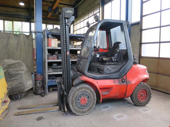 Used Linde H 45 D-044600 diesel forklift truck for Sale (Auction Premium) | NetBid Industrial Auctions