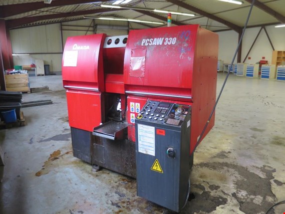 Used Amada PC SAW 330 automatic band saw for Sale (Auction Premium) | NetBid Industrial Auctions