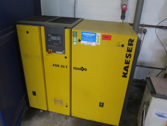 Used Kaeser ASK 35 T Screw Compressor for Sale (Auction Premium) | NetBid Industrial Auctions