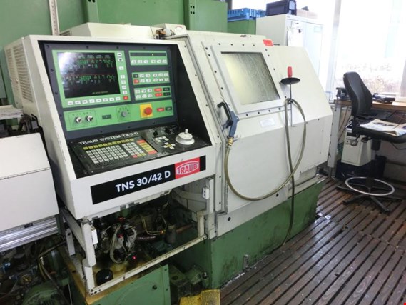 Used Traub TNS 30/42 D CNC rod turning machine for Sale (Trading Premium) | NetBid Industrial Auctions