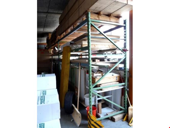 Used ca. 45 lfm. heavy duty shelving for Sale (Auction Premium) | NetBid Industrial Auctions