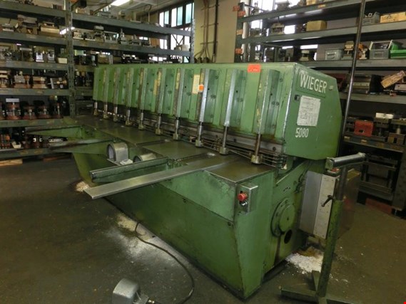 Used Wieger ESW 4/25 guillotine shear for Sale (Trading Premium) | NetBid Industrial Auctions