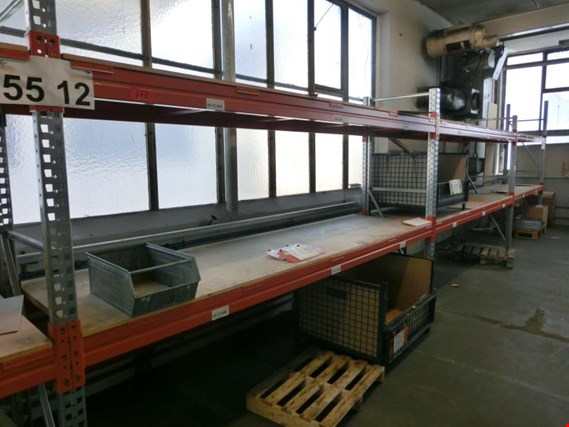 Used Meta Multipal-S 23 lfm. pallet shelving unit for Sale (Auction Premium) | NetBid Industrial Auctions
