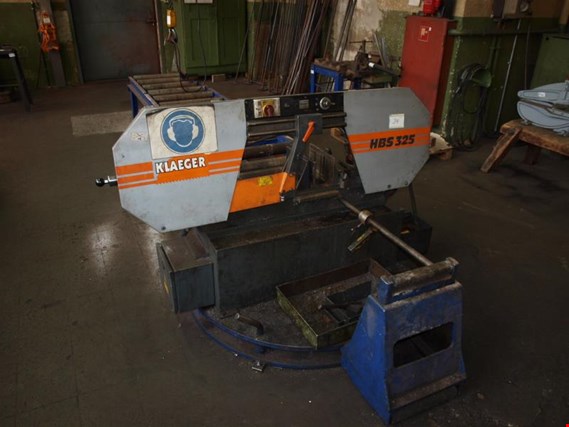 Used Klaeger HBS 325 Band saw for Sale (Auction Premium) | NetBid Industrial Auctions