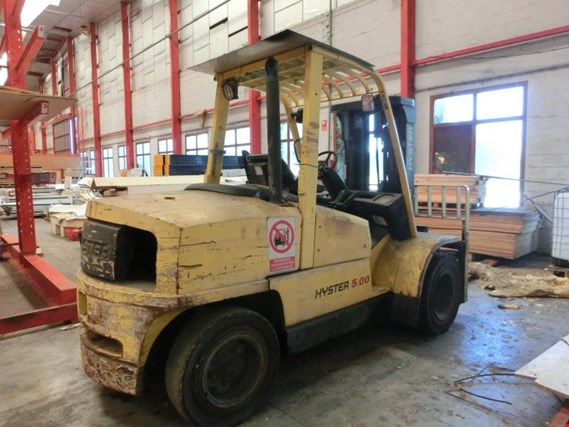 Used Hyster H 5.00 XM Diesel forklift truck for Sale (Auction Premium) | NetBid Industrial Auctions
