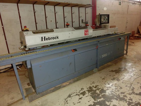Used Hebrock AKV 3003 DK F edge glueing machine (10) for Sale (Auction Premium) | NetBid Industrial Auctions