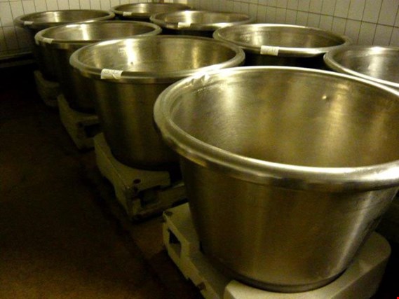 Used 4 stainless steel kneading bowl for Sale (Auction Premium) | NetBid Industrial Auctions