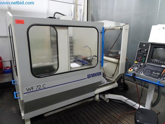 Used Mikron WF 72 C CNC milling machine for Sale (Trading Premium) | NetBid Industrial Auctions