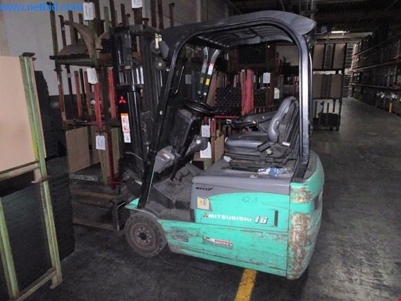 Used Mitsubishi FB 16 NT electr. forklift truck for Sale (Auction Premium) | NetBid Industrial Auctions