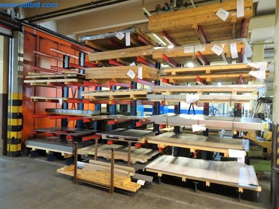 Used 3 cantilever shelves for Sale (Auction Premium) | NetBid Industrial Auctions