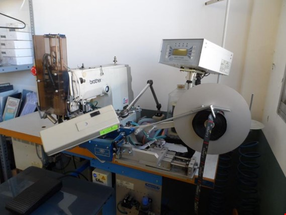 Used ROMBOLD SYSTEM GMBH Laser-guided label sewing machine for Sale (Trading Premium) | NetBid Industrial Auctions