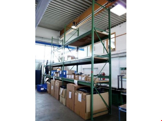 Used 66 lfm. pallet shelves for Sale (Auction Premium) | NetBid Industrial Auctions