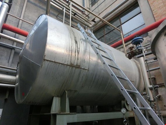 Used Pompatravani stainless steel storage tank for Sale (Auction Premium) | NetBid Industrial Auctions